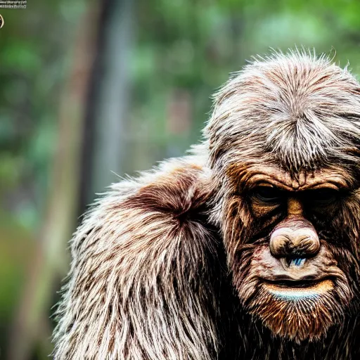 Prompt: an elderly man fighting bigfoot, combat, screaming, bold natural colors, national geographic photography, masterpiece, 8 k, raw, unedited, symmetrical balance