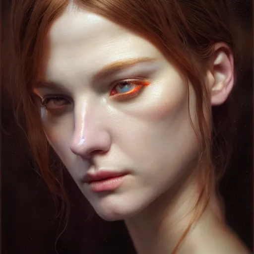 Image similar to blind muse by donato giancola, fantasy, photorealistic, octane render, unreal engine, dynamic lighting, cute face, beautiful girl, beautiful, wlop, cute, perfect factions, perfect woman, trending on artstation, poster, volumetric lighting, very detailed faces, 4 k, award winning