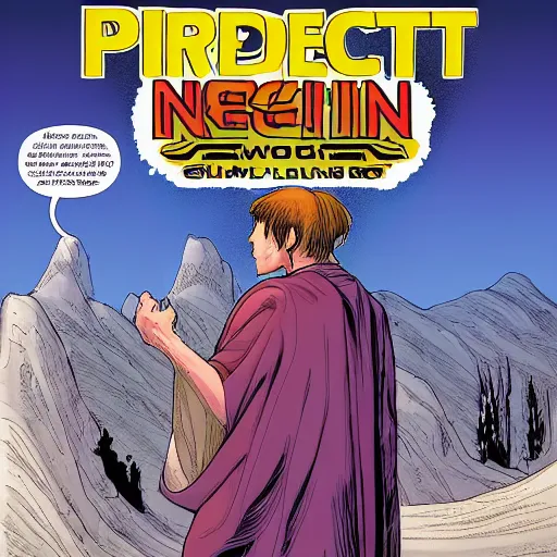 Prompt: prophet graphic novel