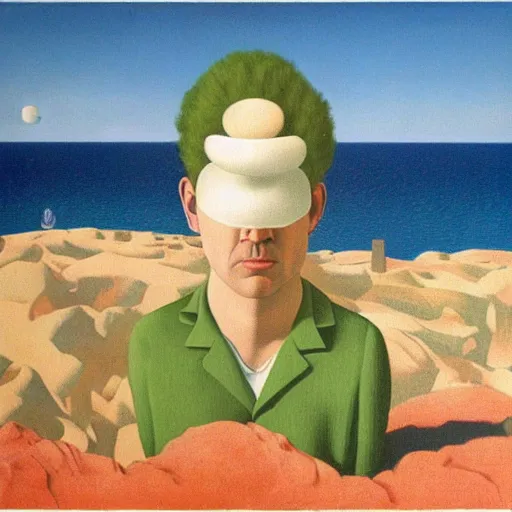 Image similar to Costa Blanca by Rene Magritte