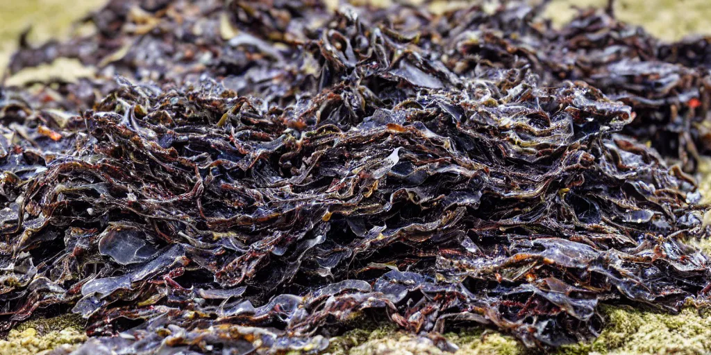 Prompt: bladder wrack and dulse seaweed