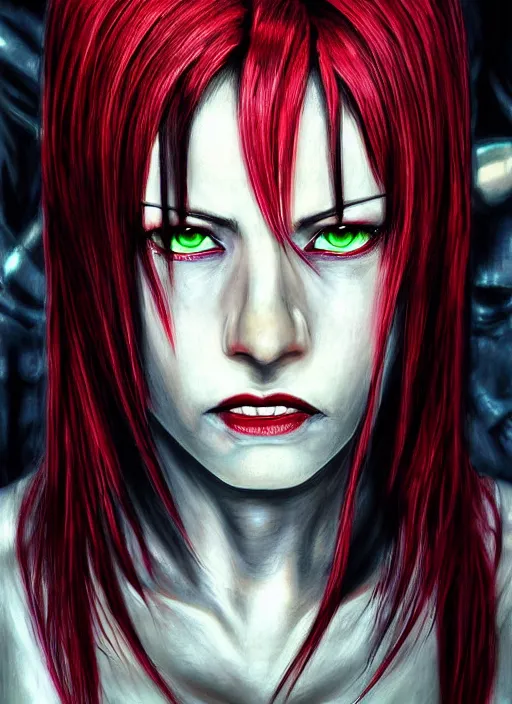 Image similar to administrator of nightmare realm Tifa Lockhart stares intently at you. ultra detailed painting at 16K resolution and epic visuals. epically surreally beautiful image. amazing effect, image looks crazily crisp as far as it's visual fidelity goes, absolutely outstanding. vivid clarity. ultra. iridescent. mind-breaking. mega-beautiful pencil shadowing. beautiful face. Ultra High Definition. processed twice. polished marble.