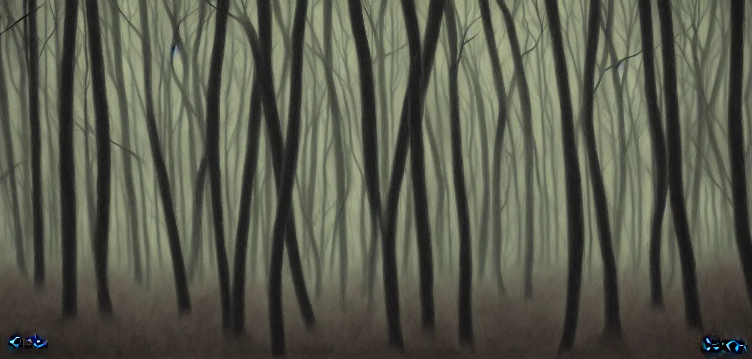 Prompt: dark forest by currin john