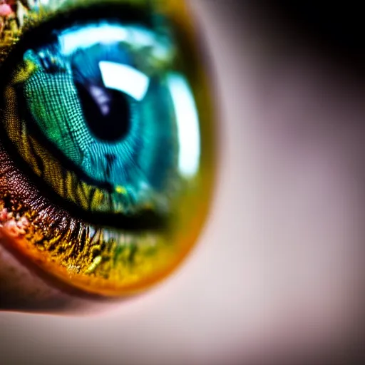 Image similar to macro photograph of an alien eye