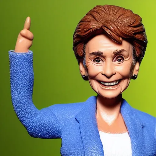 Image similar to judge judy as an action figure, photorealistic, highly detailed