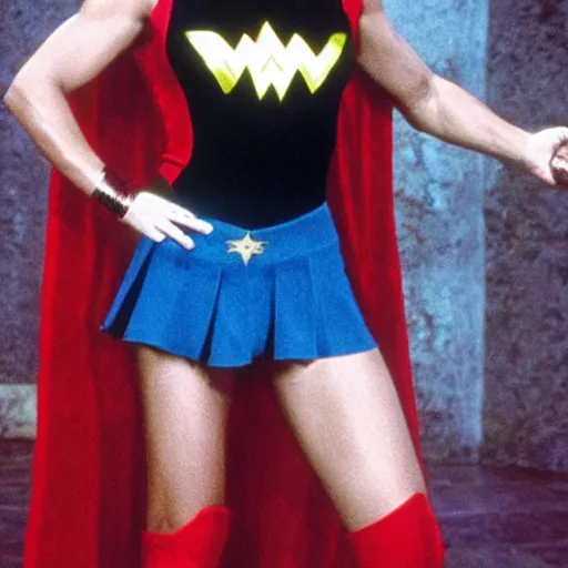 Image similar to Xuxa meneguel as wonder woman