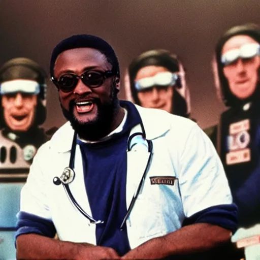 Prompt: mike tomlin as doctor who, 1 9 7 0 s, wide shot