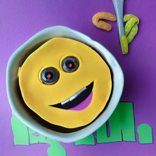 Image similar to purple minion cereal