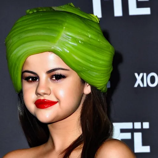 Image similar to selena gomez as celery