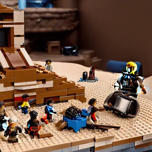 Prompt: lego set of the movie dune