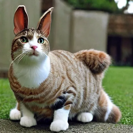 Prompt: cat cross rabbit