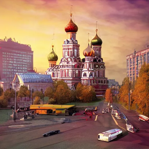 Prompt: future of Russia, photorealism
