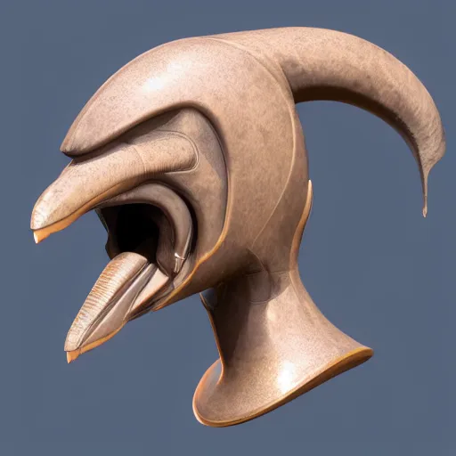 Prompt: cybernetic bottlenose dolphin bust profile picture, male anthropomorphic android design, bulbous beak, commission on FurAffinity, cute, digital art, unreal engine