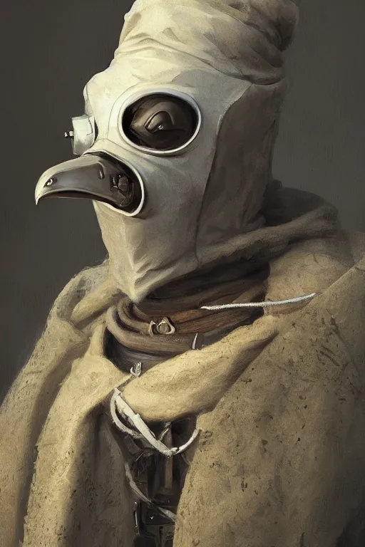 Prompt: A fancy portrait of a medieval plague doctor by Greg Rutkowski, Sung Choi, Mitchell Mohrhauser, Maciej Kuciara, Johnson Ting, Maxim Verehin, Bloodborne, 8k photorealistic, cinematic lighting, HD, high details, dramatic, dark atmosphere, trending on artstation