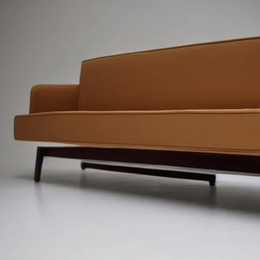 Prompt: large couch, furniture design, wood, designed by frank ghery and beeple, center framed, retro, groovy, low fi,