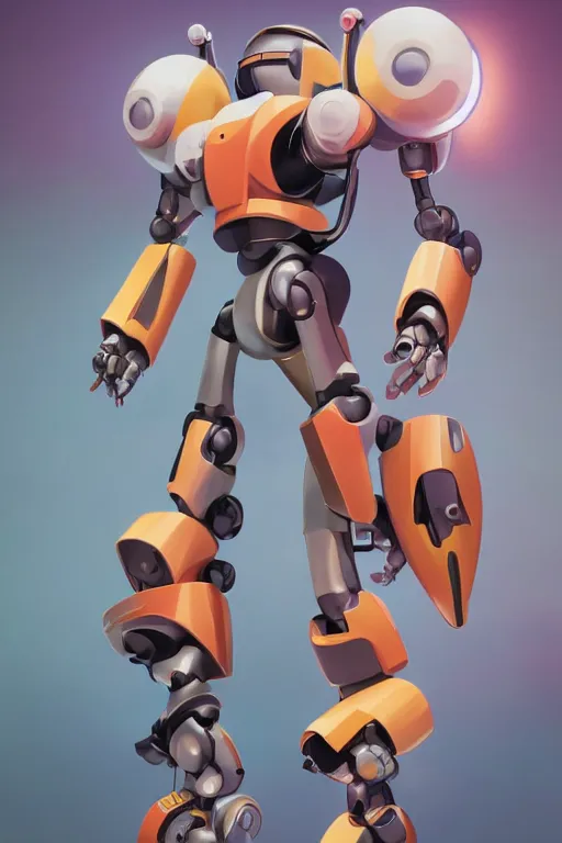 Image similar to metabots medabots medarotto medarot robot minimalist comics, behance hd by jesper ejsing, by rhads, makoto shinkai and lois van baarle, ilya kuvshinov, rossdraws global illumination ray tracing hdr radiating a glowing aura