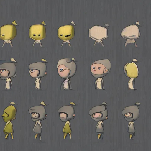 Image similar to little nightmares anesthetic character design