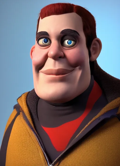 Image similar to harley king, smooth, unreal engine 5, pixar