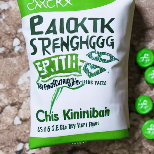 Prompt: packet of Chris Packham's Extra Strong Mints