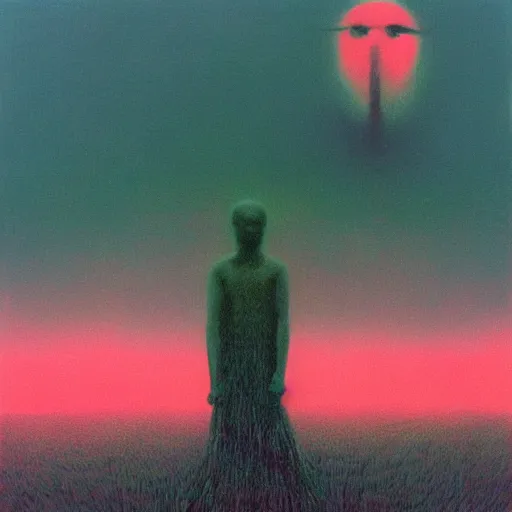 Image similar to yoinky sploinky in the style of beksinski