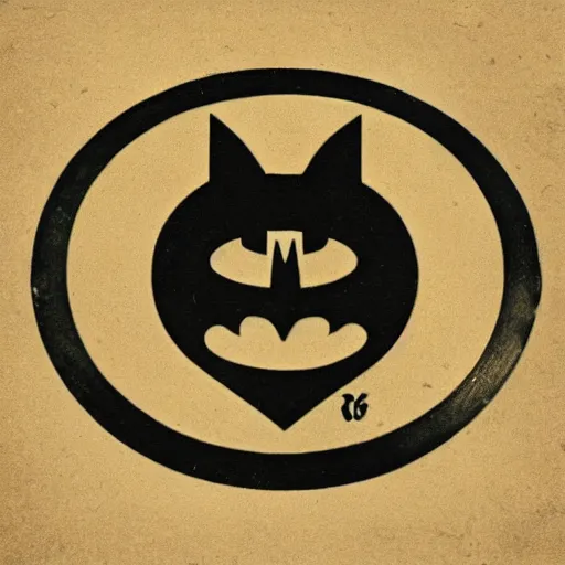 vintage batman logo png