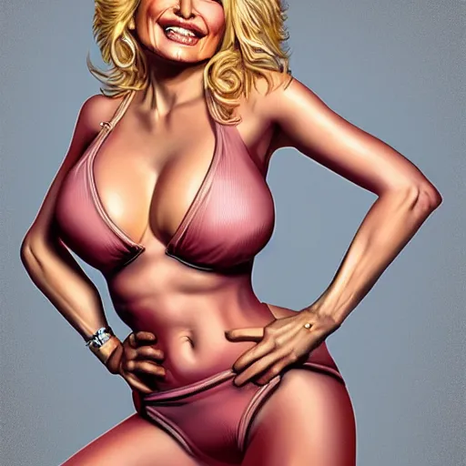 Prompt: Portrait of Dolly Parton ,intricate upper body, whole body, highly detailed, digital painting, artstation, concept art, smooth, sharp focus, illustration, art by Hajime Sorayama