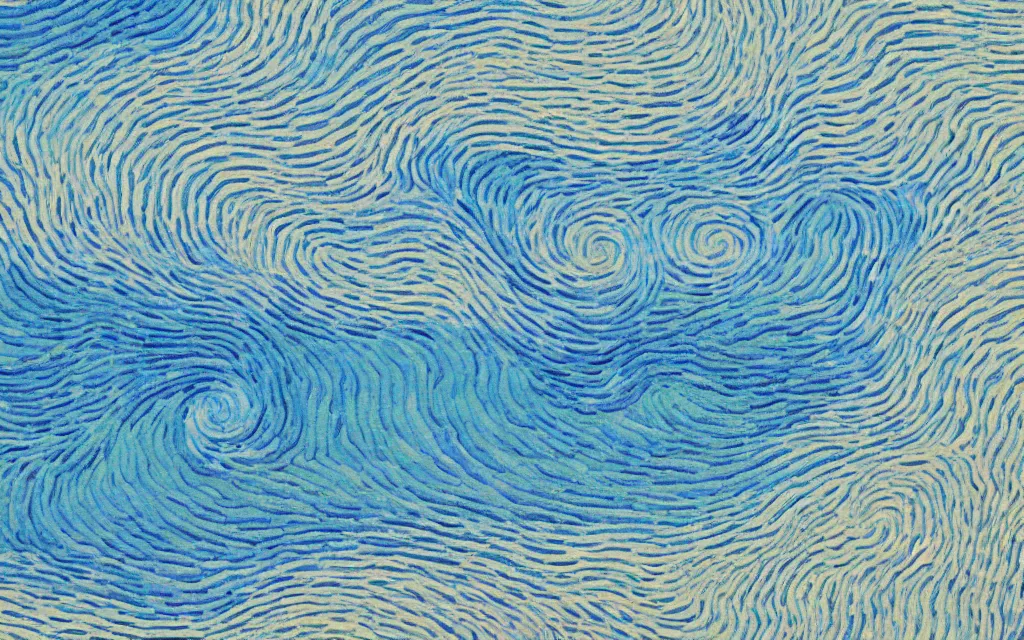 Prompt: a beautiful quiet beach in okinawa, fractal waves. japanese embroidery. retro minimalist art by jean giraud and van gogh.