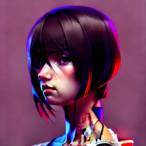 Prompt: a portrait of a beautiful nervous wreck, art by ilya kuvshinov and wlop and artgerm and josan gonzalez, magda torres gurza, digital art, highly detailed, intricate, sharp focus, trending on artstation hq, deviantart, pinterest, unreal engine 5, 4 k uhd image