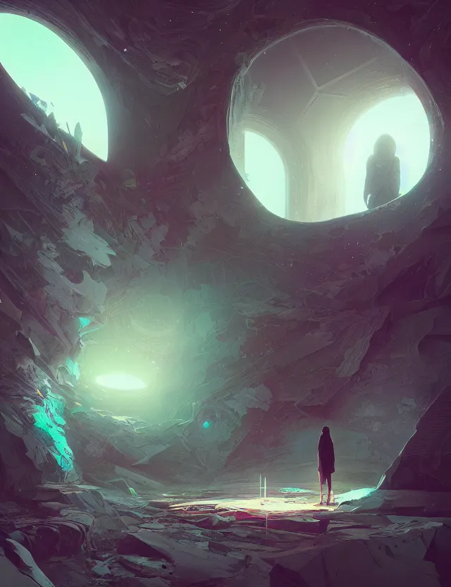 Image similar to liminal space, artwork by tooth wu and wlop and beeple and greg rutkowski