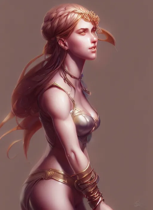 Prompt: aphrodite, lol style, highly detailed, artgerm, cushart krenz, zeronis, trending on artstation, soft light, sharp edges, illustration, character design, concept art