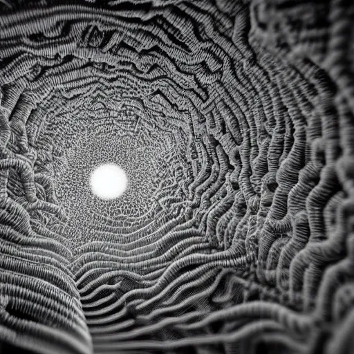 Prompt: clouded origins ( rca umbilical tendrils ), in the style of hiroya oku and riyoko ikeda and stanley kubrick, black and white, photorealistic, epic, super technical, 3 d render
