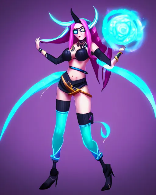 Image similar to Jinx league of legends in the style of Arcane animation, artstation, by concept artist