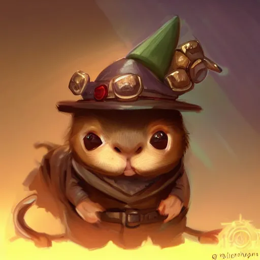 Image similar to cute little anthropomorphic Guinea Pig wearing Gangster outfit, ultra wide lens shot , tiny, small, short, cute and adorable, pretty, beautiful, DnD character art portrait, matte fantasy painting, DeviantArt Artstation, by Jason Felix by Steve Argyle by Tyler Jacobson by Peter Mohrbacher, cinematic lighting