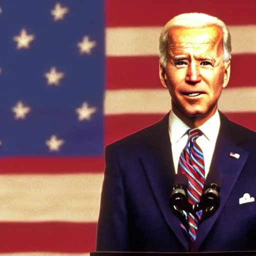 Image similar to joe biden stars in full house, tv capture, vhs