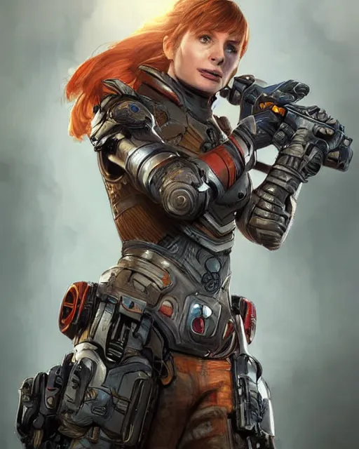 Mechanical Bryce Dallas Howard as an Apex Legends | Stable Diffusion ...