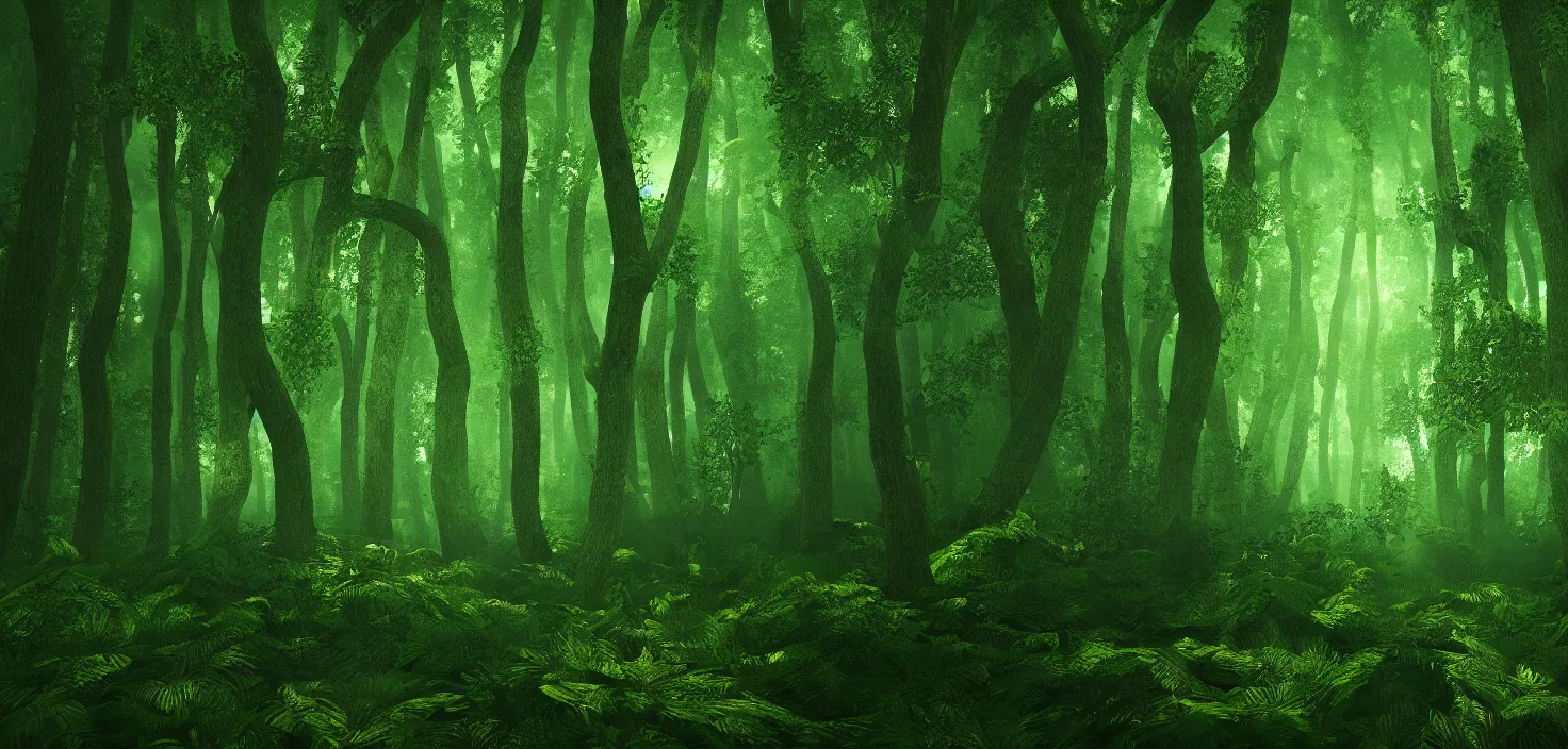 Image similar to forest, 8 k, incredible, vector art, octane render, cinematic, fabulous, hyper detailed, random cinematic view, no noise