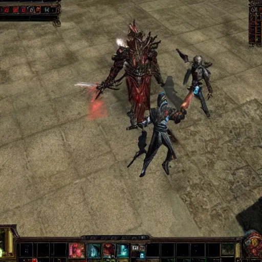 Image similar to A screenshot from the game Path of Exile