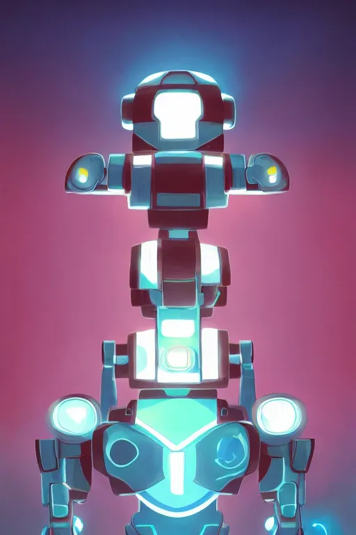 Image similar to metabots medabots medarotto medarot robot minimalist comics, behance hd by jesper ejsing, by rhads, makoto shinkai and lois van baarle, ilya kuvshinov, rossdraws global illumination ray tracing hdr radiating a glowing aura