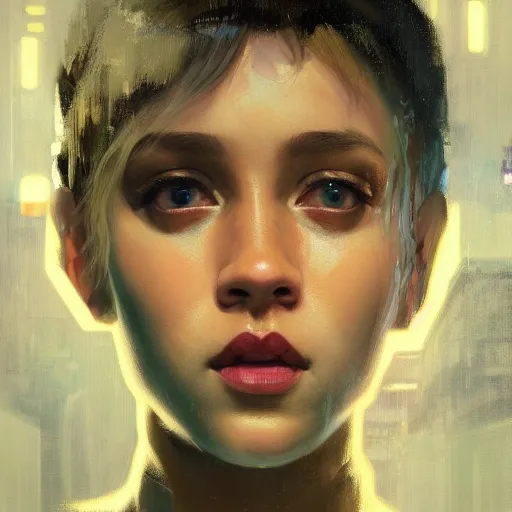 Image similar to doja cat, hyperrealistic portrait, bladerunner street, art of elysium by jeremy mann and alphonse mucha, fantasy art, photo realistic, dynamic lighting, artstation, poster, volumetric lighting, very detailed face, 4 k, award winning