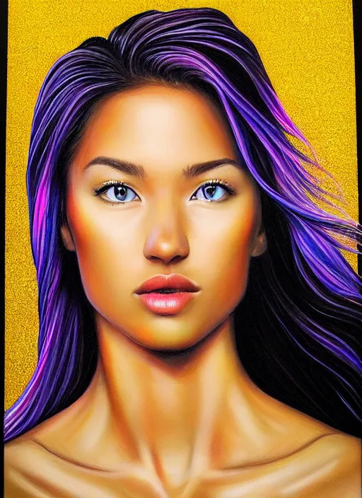 Image similar to Karen Dillan as the rich girl of highschool. ultra detailed painting at 16K resolution and amazingly epic visuals. epically beautiful image. amazing effect, image looks gorgeously crisp as far as it's visual fidelity goes, absolutely outstanding. vivid clarity. ultra. iridescent. mind-breaking. mega-beautiful pencil shadowing. beautiful face. Ultra High Definition. godly shading. amazingly crisp sharpness. photorealistic film cel processed twice.