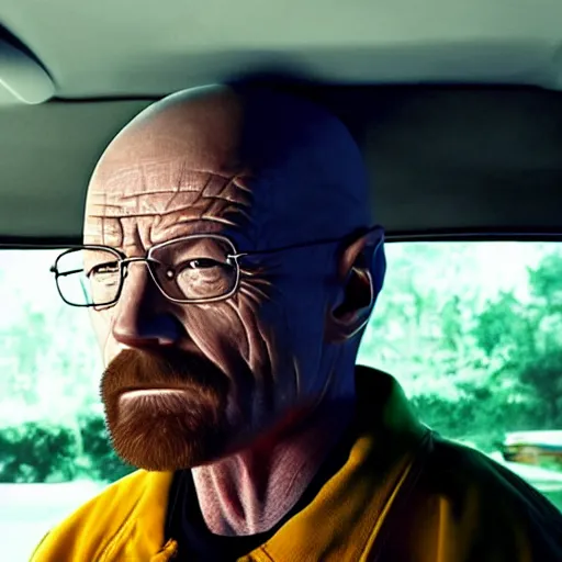 Prompt: Walter White in stranger things 4K quality super realistic