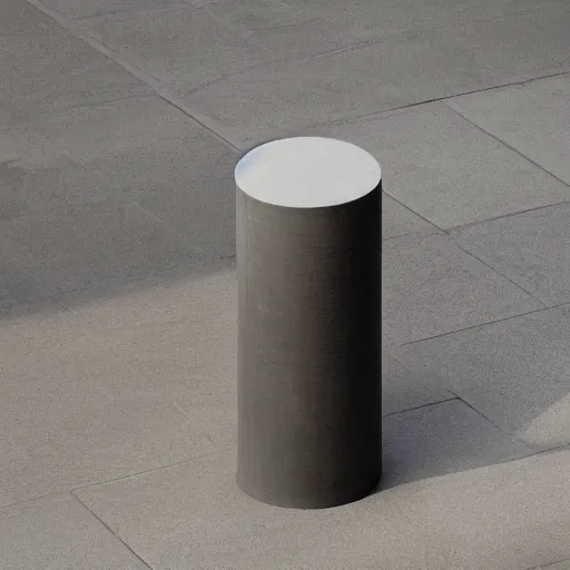 Image similar to the colossus stool by tadao ando