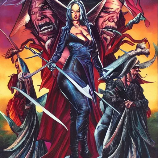 Prompt: a storm of swords, Joe Jusko