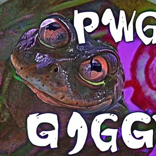 Prompt: pog, pog frog