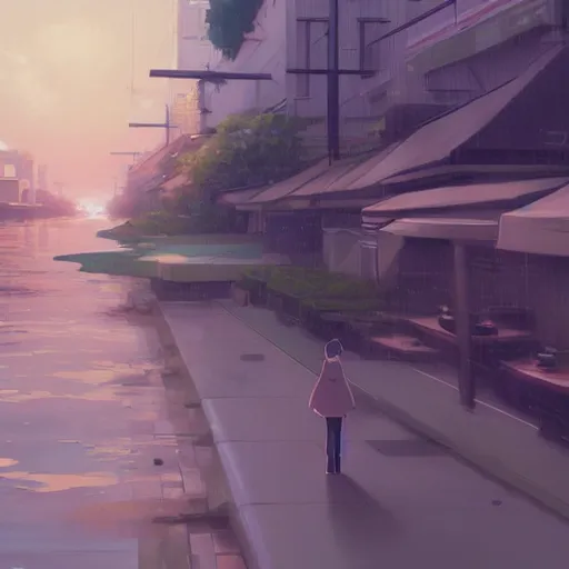 Image similar to sushi, animation, by makoto shinkai, digital art, illustrations