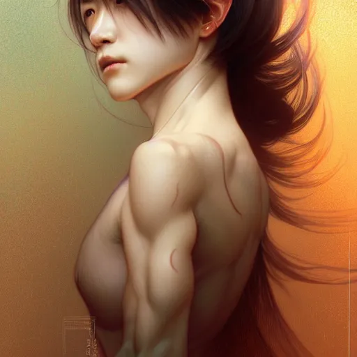 Prompt: ultra realistic illustration, a japanese male digital ghost, transparent, static, intricate, elegant, highly detailed, digital painting, artstation, concept art, smooth, sharp focus, illustration, art by artgerm and greg rutkowski and alphonse mucha