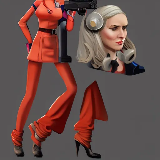 Image similar to spy from team fortress 2 as a woman, concept art, trending in artstation, artstationHD, artstationHQ, highly detailed, 4k