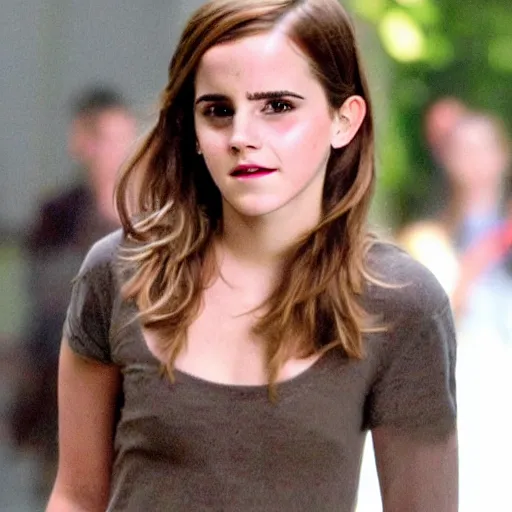 Image similar to emma watson with down syndrome