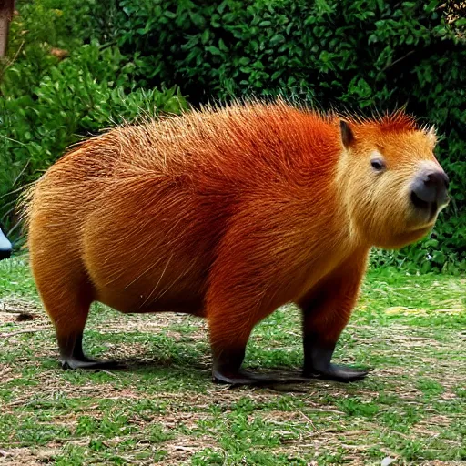 Image similar to capybara dressed as a king