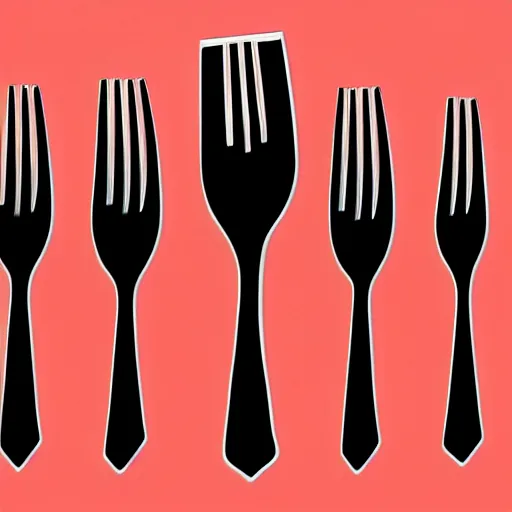 Prompt: fork FORK, black fork, crimson fork, background of blockchain fork, black-crimson color scheme, 8k, high res